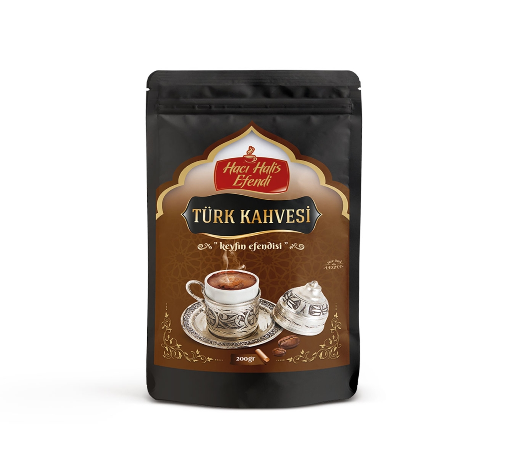 Hacı Halis Efendi Türk Kahvesi 200gr - Klasik Kavrulmuş